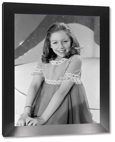 Lena Zavaroni, aged 11, who will be appearing on a BBC TV Special with The Batchelors