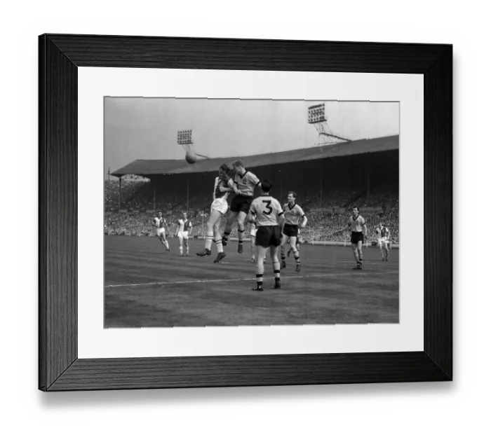 Framed Print : FA Cup Final 1960 at Wembley. Wolverhampton Wanderers 3 v. Blackburn Rovers 0