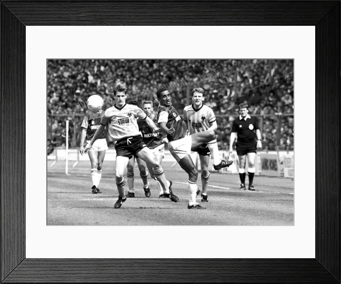Framed Print : Wolverhampton Wanderers vs. Burnley. Sherpa Van Football League Trophy