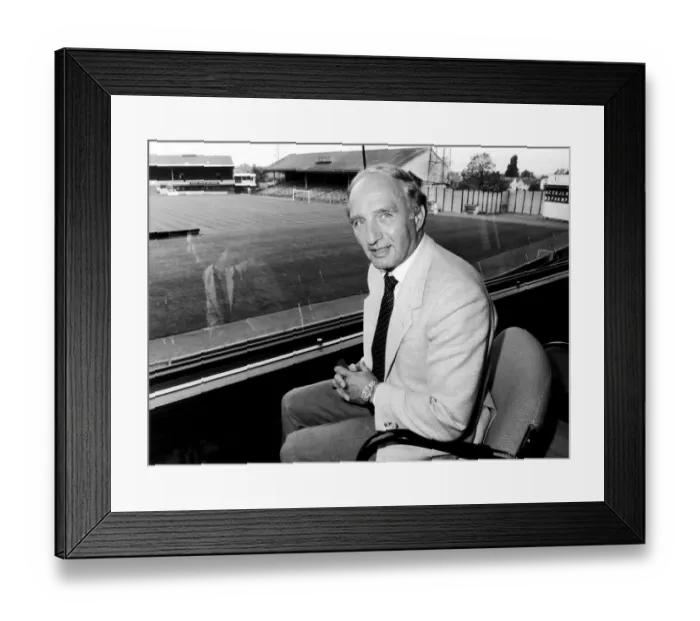 Framed Print : Manager Bill McGarry returns to Wolverhampton Wanderers. 5 September 1985 Framed Print : Manager Bill McGarry returns to Wolverhampton Wanderers. 5 September 1985