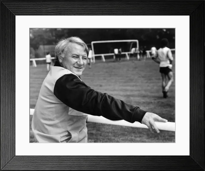 Framed Print : Wolverhampton Wanderers new manager Tommy Docherty at the training ground. August 1984 Framed Print : Wolverhampton Wanderers new manager Tommy Docherty at the training ground. August 1984