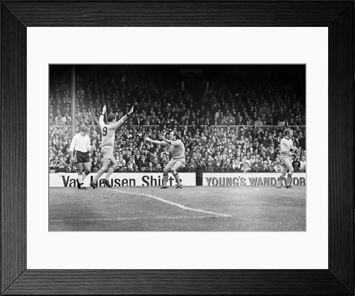 Framed Print : Wolverhampton Wanderers vs. Fulham 19 August 1967