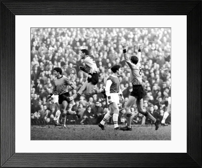 Framed Print : Arsenal vs. Wolverhampton Wanderers. 2nd January 1965 Framed Print : Arsenal vs. Wolverhampton Wanderers. 2nd January 1965