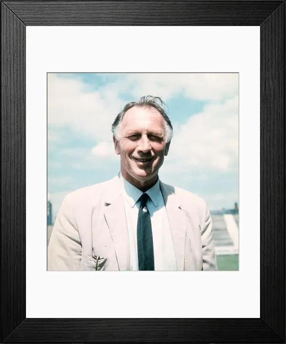 Framed Print : Manchester City footballer manager Joe Mercer, 1969