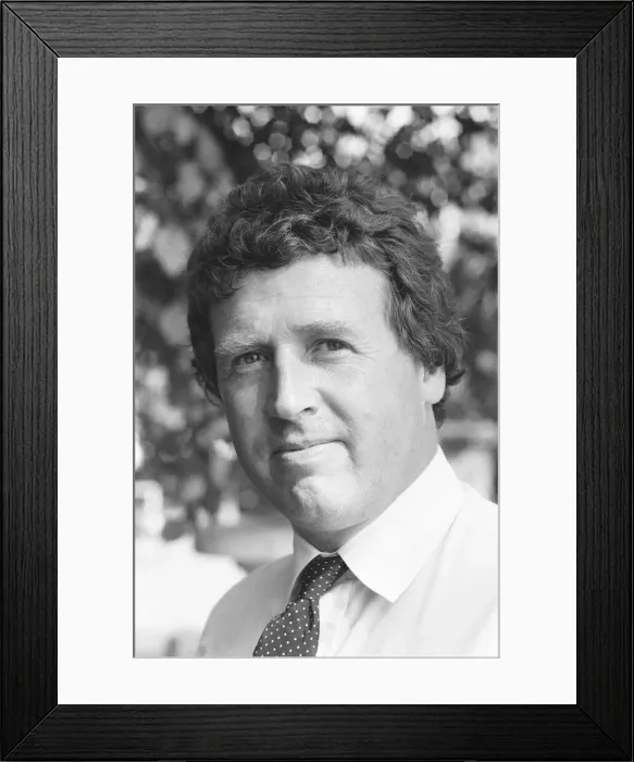 Framed Print : James Whitaker the Daily Mirrors Royal Correspondent 9th September 1982 Framed Print : James Whitaker the Daily Mirrors Royal Correspondent 9th September 1982