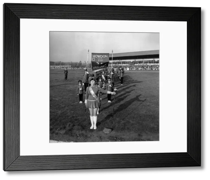 Framed Print : The finals of the North of England Juvenile Jazz Band Championships at Brough Park