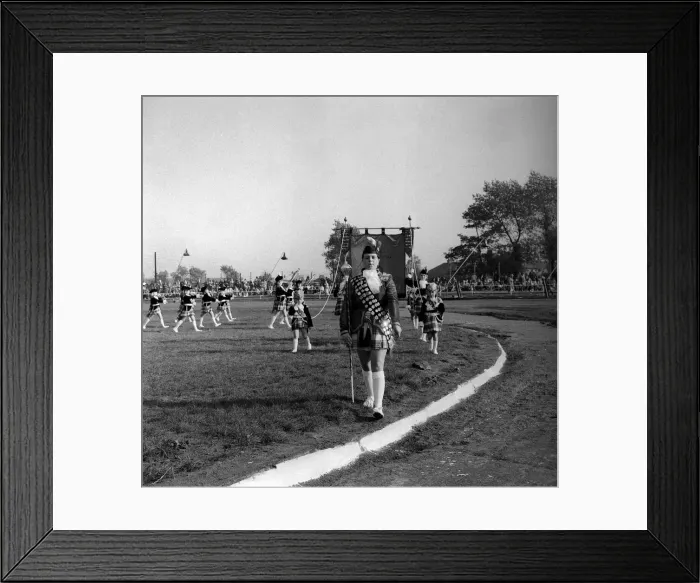 Framed Print : The finals of the North of England Juvenile Jazz Band Championships at Brough Park