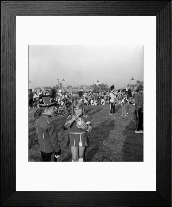 Framed Print : The finals of the North of England Juvenile Jazz Band Championships at Brough Park