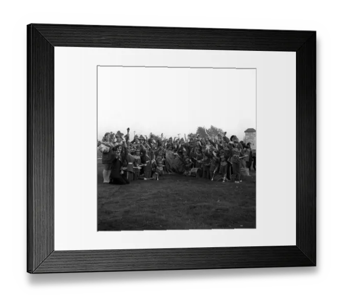Framed Print : The finals of the North of England Juvenile Jazz Band Championships at Brough Park
