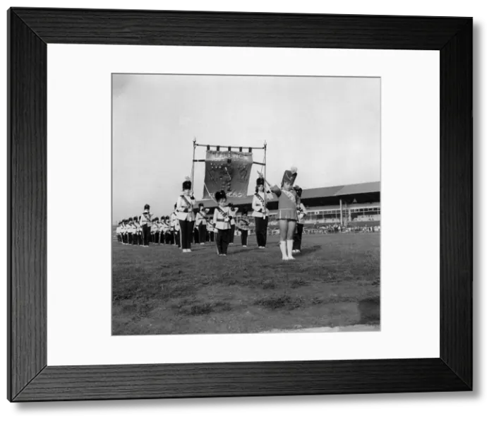 Framed Print : The finals of the North of England Juvenile Jazz Band Championships at Brough Park Framed Print : The finals of the North of England Juvenile Jazz Band Championships at Brough Park