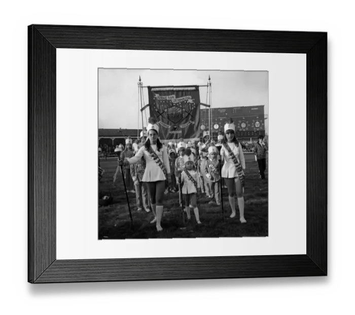 Framed Print : The finals of the North of England Juvenile Jazz Band Championships at Brough Park Framed Print : The finals of the North of England Juvenile Jazz Band Championships at Brough Park