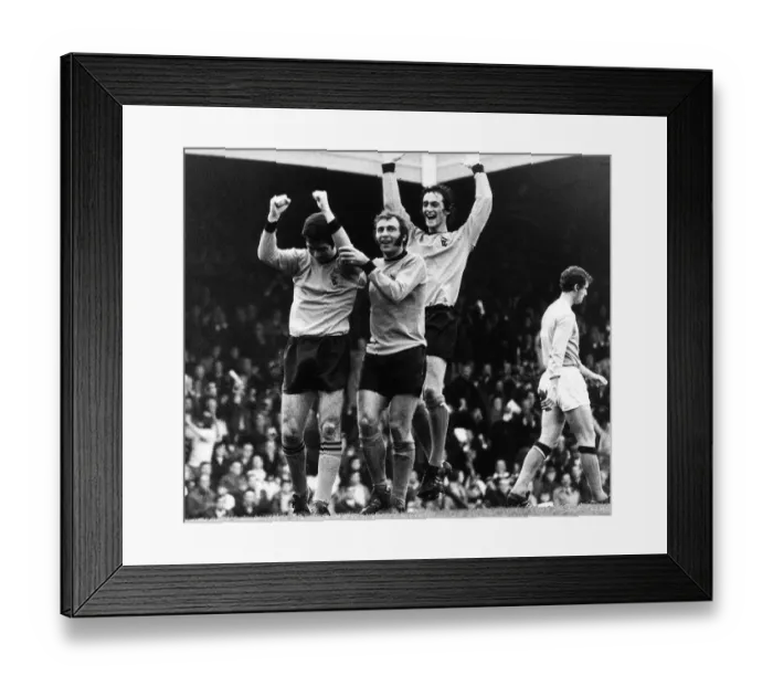Framed Print : Texaco Cup 1970. Manchester City v Wolverhampton Wanderers
