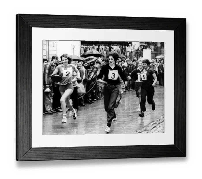 Framed Print : No 3, Mary McCallum from Ryton, Gateshead, stormed to victory in the regional heat of Framed Print : No 3, Mary McCallum from Ryton, Gateshead, stormed to victory in the regional heat of