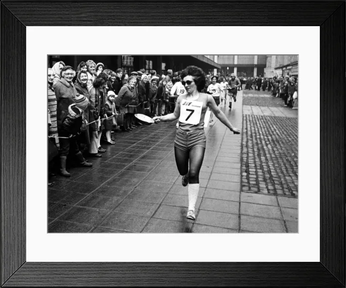 Framed Print : Mary McCallum from Ryton, Gateshead, stormed to victory in the regional heat of the Jif Framed Print : Mary McCallum from Ryton, Gateshead, stormed to victory in the regional heat of the Jif