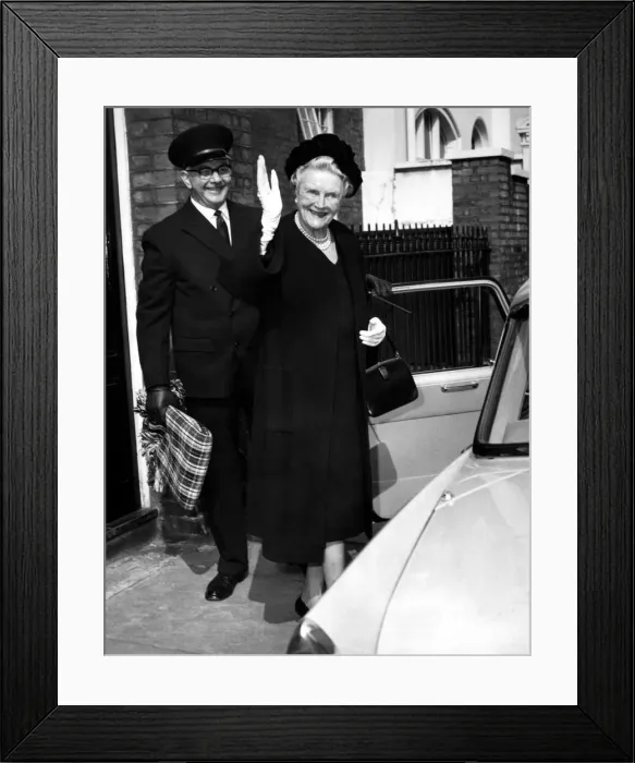 Framed Print : Lady Churchill celebrated her 80th birthday with a luncheon party at the Cafe Royal Framed Print : Lady Churchill celebrated her 80th birthday with a luncheon party at the Cafe Royal