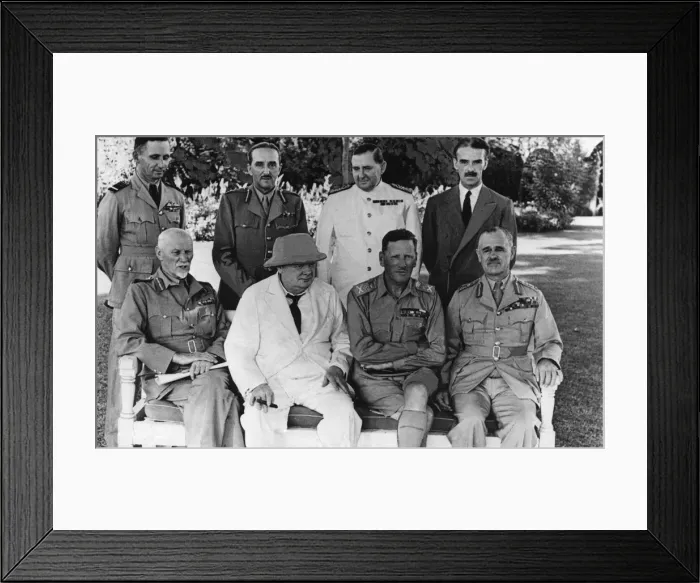 Framed Print : The Prime Ministers visit to the Middle East: - Mr. Churchill in Cairo. Mr Framed Print : The Prime Ministers visit to the Middle East: - Mr. Churchill in Cairo. Mr