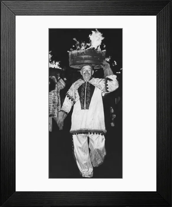 Framed Print : Mr. Alan Smith one of the guysers who is taking part in Allendale Framed Print : Mr. Alan Smith one of the guysers who is taking part in Allendale