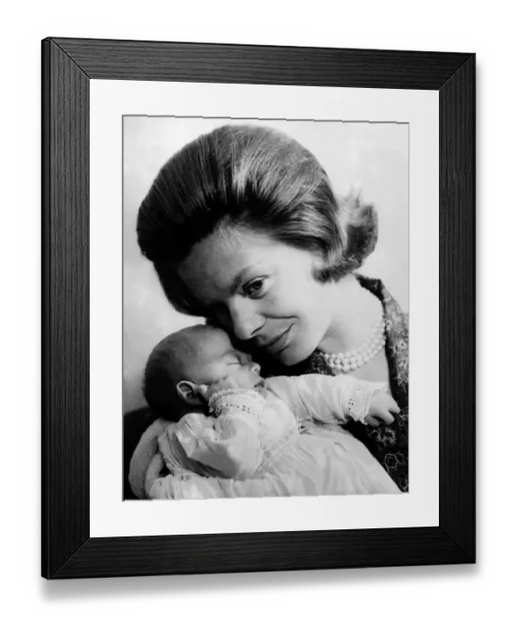 Framed Print : Prince Edward of Kent - The Duke of Kent First pictures of the Duchess of Kent