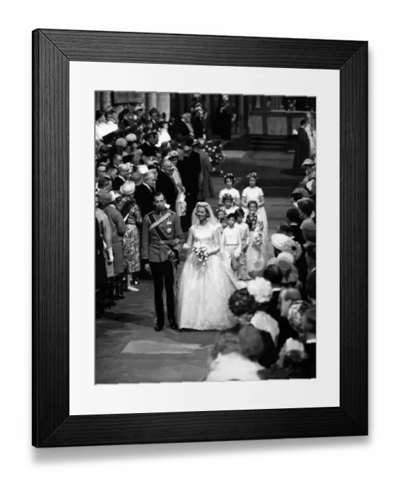 Framed Print : Prince Edward of Kent - The Duke of Kent The Duke of Kent marries Katharine