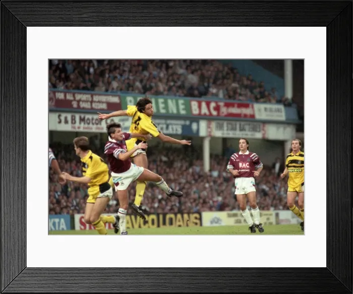 Framed Print : Coventry City v West Ham at Upton Park. The final score was 0-1 to the Sky Blues Framed Print : Coventry City v West Ham at Upton Park. The final score was 0-1 to the Sky Blues