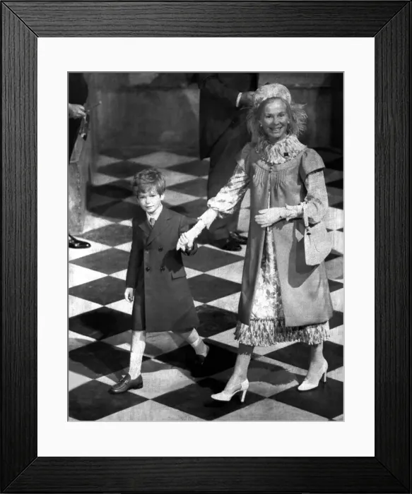 Framed Print : Prince Edward of Kent - The Duke of Kent The Duchess of Kent arrives at St Framed Print : Prince Edward of Kent - The Duke of Kent The Duchess of Kent arrives at St