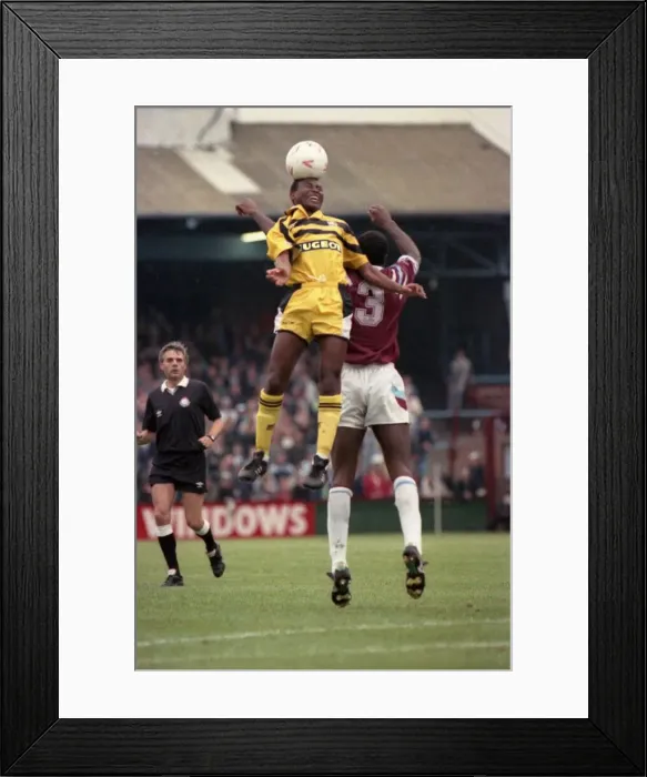 Framed Print : Coventry City v West Ham at Upton Park. The final score was 0-1 to the Sky Blues Framed Print : Coventry City v West Ham at Upton Park. The final score was 0-1 to the Sky Blues