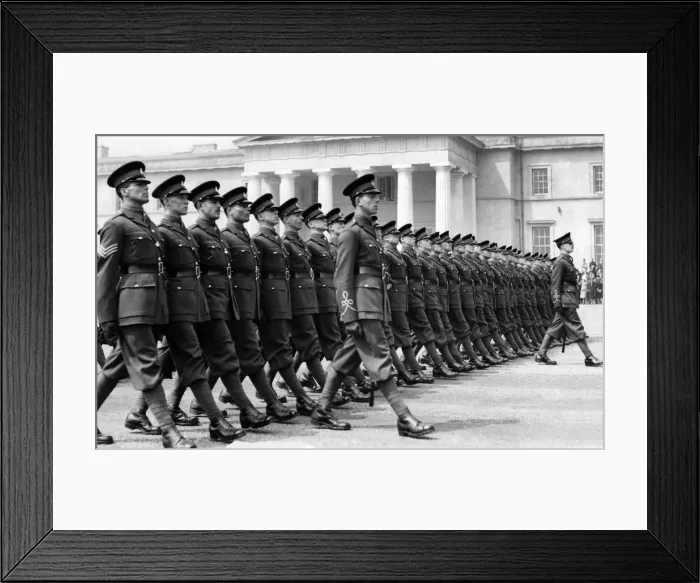 Framed Print : Army. Officers seen here during the passing out parade at Sandhurst. 3rd May 1937 Framed Print : Army. Officers seen here during the passing out parade at Sandhurst. 3rd May 1937