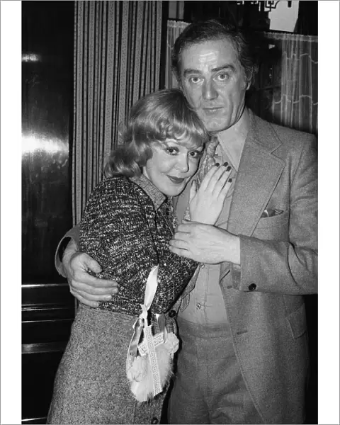Singer Kathy Kirby pictured with her husband freelance writer Fred Pye after their
