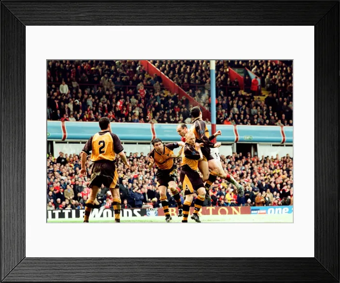 Framed Print : FA Cup. Wolverhampton Wanderers 0 vs. Arsenal 1. 5th April 1998