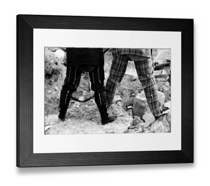 Framed Print : Punk Rock fashion hits the high street. Clothing from Seditionaries on Kings Road