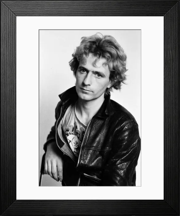 Framed Print : Punk Rocker David Black. 21st October 1978 Framed Print : Punk Rocker David Black. 21st October 1978