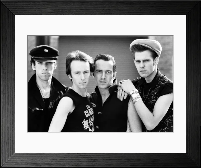 Framed Print : Punk rock group The Clash. 21st April 1982