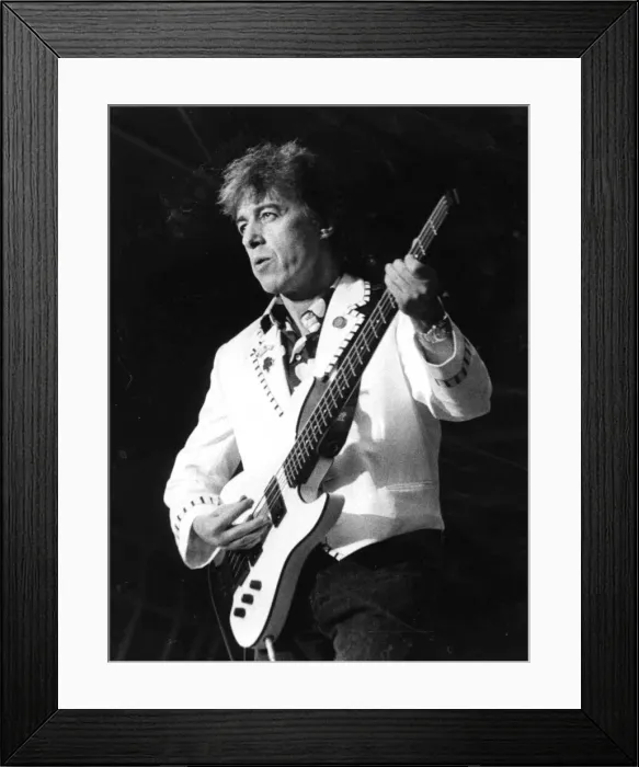 Framed Print : Rolling Stones - Wembley - 4th July 1990 - Bassit Bill Wyman - WME Copyright Image