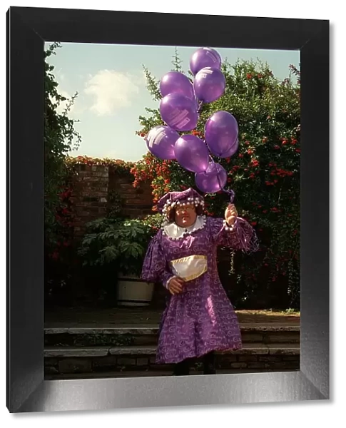 Les Dawson Comedian in Pantomime costume