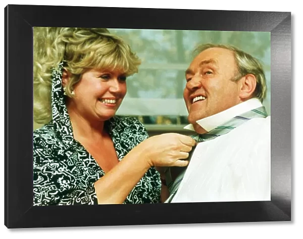 Comedian Les Dawson with wife Tracy dbase MSI