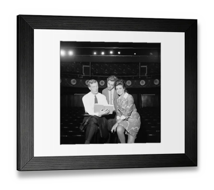 Framed Print : Carl Paulsen, Director of the Oldham Repertory theatre Club