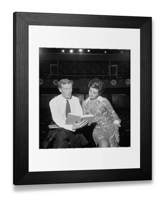 Framed Print : Carl Paulsen, Director of the Oldham Repertory theatre Club