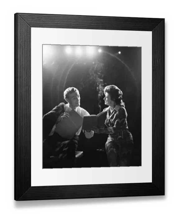Framed Print : Carl Paulsen, Director of the Oldham Repertory theatre Club