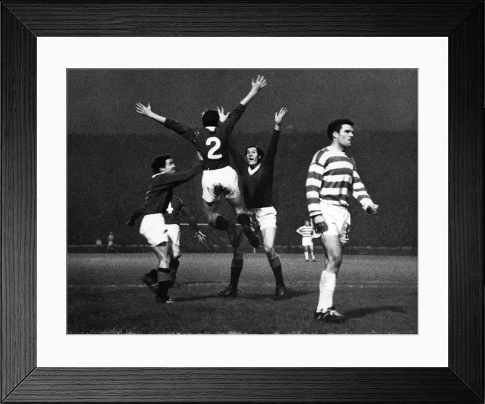 Framed Print : Rangers v Celtic FA Cup final at Hampden Park. His first goal for rangers Kaj Framed Print : Rangers v Celtic FA Cup final at Hampden Park. His first goal for rangers Kaj