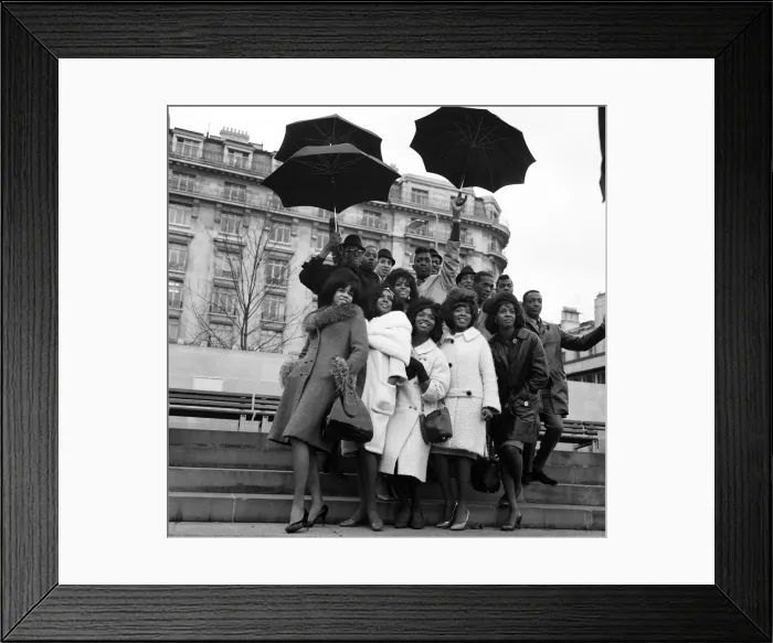 Framed Print : Pictured here are The Supremes, Martha and the Vandellas and The temptation Framed Print : Pictured here are The Supremes, Martha and the Vandellas and The temptation