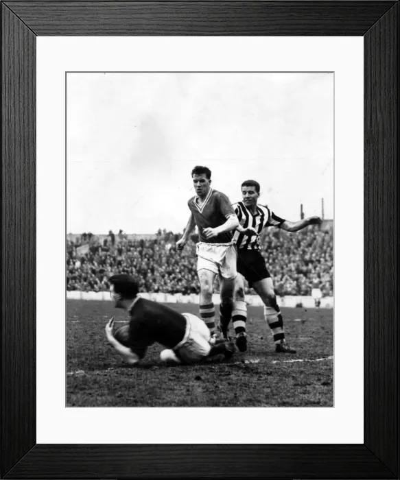 Framed Print : goalkeeper - 13th April 1960 - Western Mail and Echo Copyright Image Framed Print : goalkeeper - 13th April 1960 - Western Mail and Echo Copyright Image