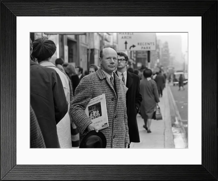 Framed Print : Roy Plomley BBC Radio Presenter of Desert Island Discs Jan 167 on the 25th Framed Print : Roy Plomley BBC Radio Presenter of Desert Island Discs Jan 167 on the 25th