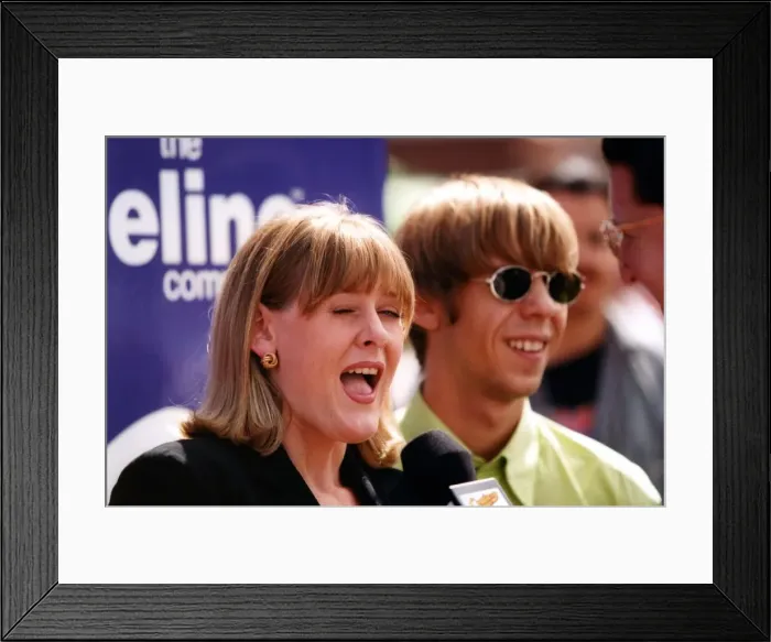 Framed Print : Coronation Street actors, Sarah Lancashire and Nicholas Cochrane Framed Print : Coronation Street actors, Sarah Lancashire and Nicholas Cochrane