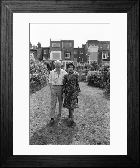 Framed Print : Roy Plomley who devised and has presented the Desert Island Discs radio programme since Framed Print : Roy Plomley who devised and has presented the Desert Island Discs radio programme since