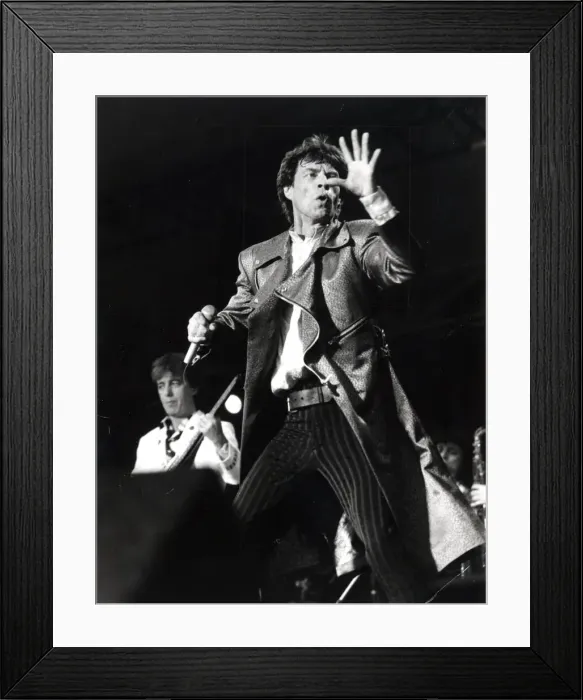 Framed Print : Rolling Stones - Wembley - 4th July 1990 - WME Copyright Image - Pictures taken as a Framed Print : Rolling Stones - Wembley - 4th July 1990 - WME Copyright Image - Pictures taken as a