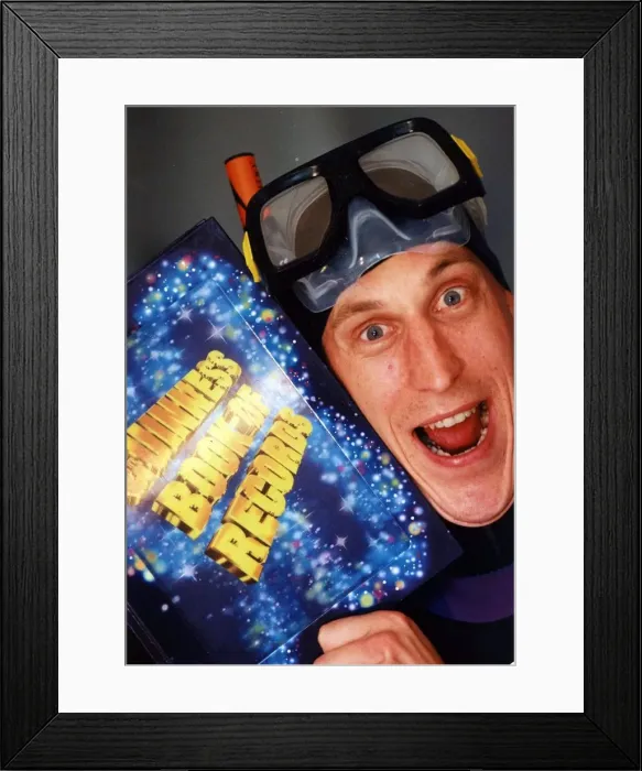 Framed Print : Peter Beufort from Llandaff, Cardiff is the world record Bog Snorkler Framed Print : Peter Beufort from Llandaff, Cardiff is the world record Bog Snorkler