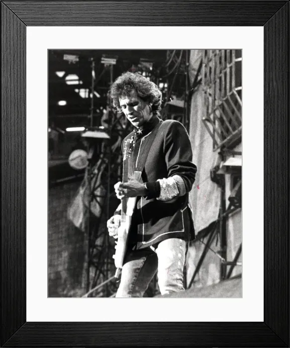 Framed Print : Rolling Stones - Wembley - 4th July 1990 - Keith Rischards - WME Copyright Image