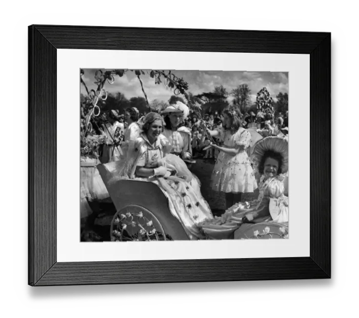Framed Print : London May Queen Molly Mantell seen here during a May Day Festival in Central London Framed Print : London May Queen Molly Mantell seen here during a May Day Festival in Central London