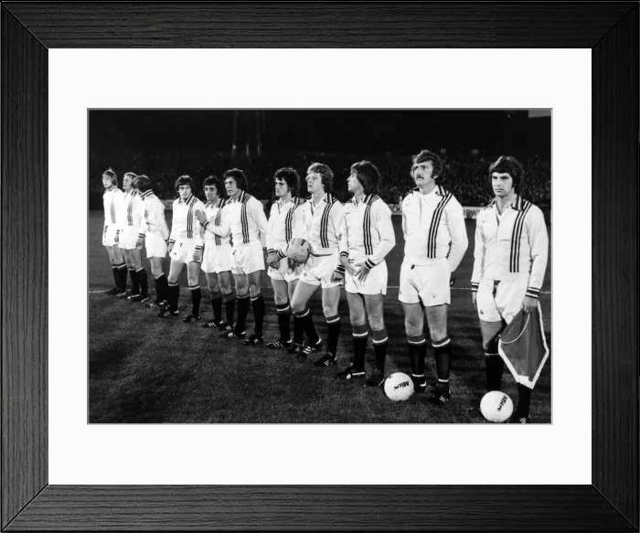 Framed Print : Manchester United v St Etienne, Eurpoean Cup Winners Cup Framed Print : Manchester United v St Etienne, Eurpoean Cup Winners Cup