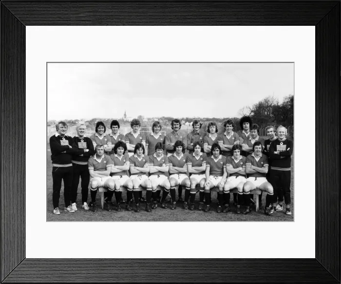Framed Print : Manchester United FC. August 1976